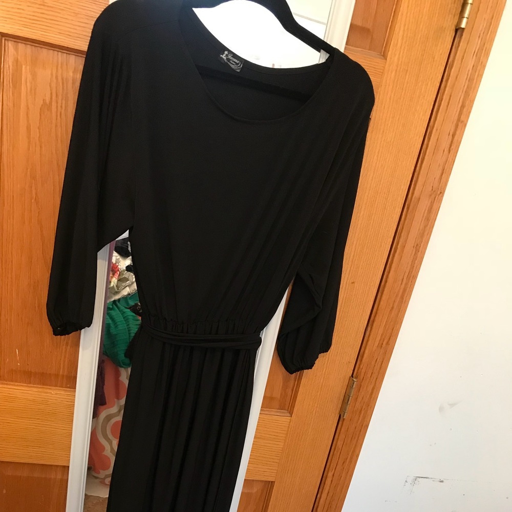 Black Maxi Dress 2XL